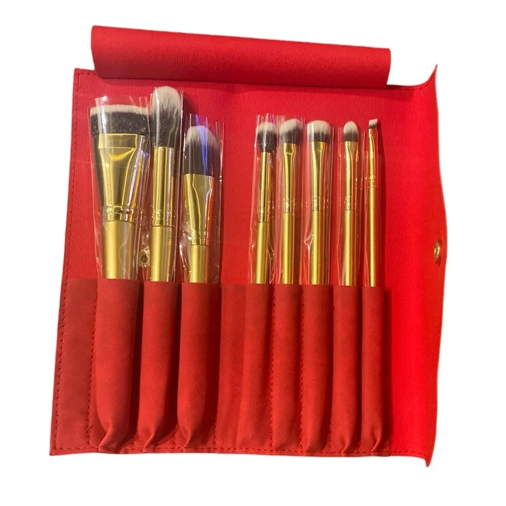 LUXIE Glitter and Gold Brush Set